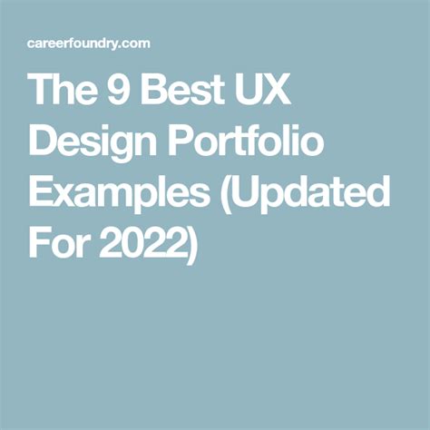 The 20 Best UX Portfolio Examples [Updated For 2024].